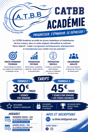 Démarrage de l'Académie